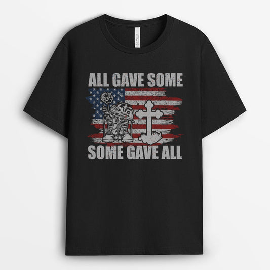 All Gave Some Some Gave All Tshirt - Memorial's Day Unisex Gifts GEMD240424-23