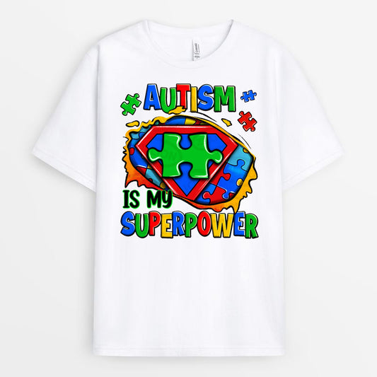 Autism is my superpower tshirt - Gift for Father's Day GEAD170424-30
