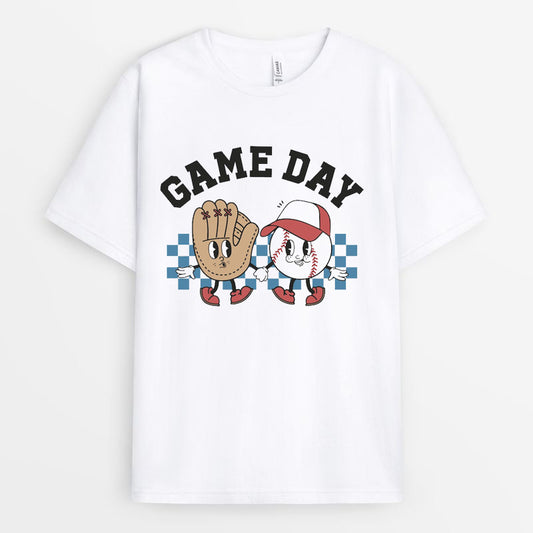Baseball Game Day Tshirt - Gift for Baseball Dad GEBBD040424-26
