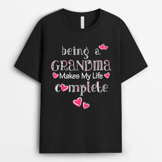 Being A Grandma Make My Life Complete Shirt- Gift For Nana GEGGM090424-30