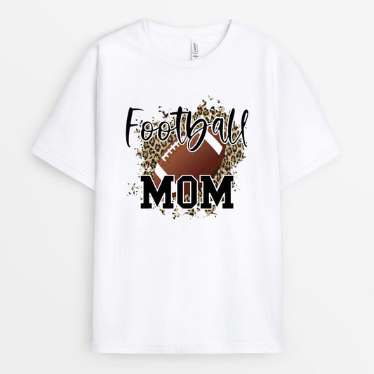 Bleached Football Mom Tshirt - Football Gift for Mom GEFM050424-23