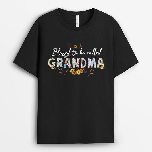 Blessed To Be Called Grandma Flower Shirt - Gift For Grandma GEGGM090424-18