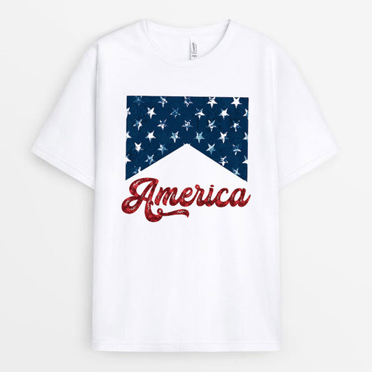 Blue Stars 4th Of July Tshirt - Gift For American GE4OJ020424-8