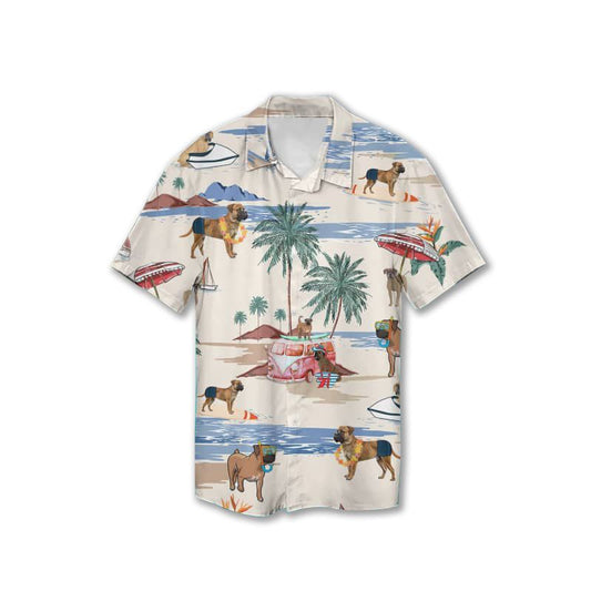 Boerboel Summer Beach Hawaiian Shirt 