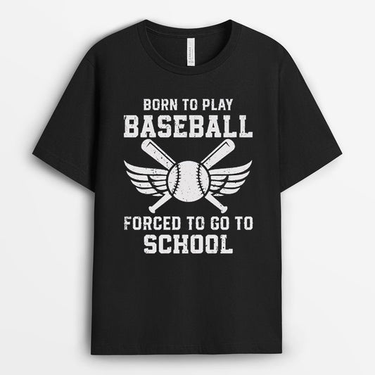 Born to Play Baseball Tshirt - Sport Baseball Love Gift GEFS220324-17
