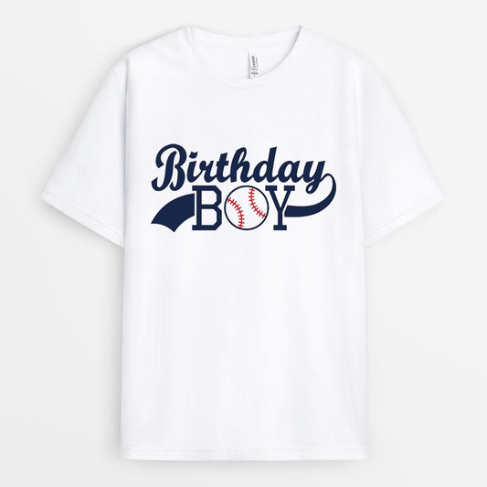 Boy Baseball Birthday Shirt - Baseball Lovers Gifts For Kids