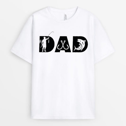 Classic Graphic Fisherman Dad Shirt - Birthday Gift For Fishing Dad GEFD023424-2