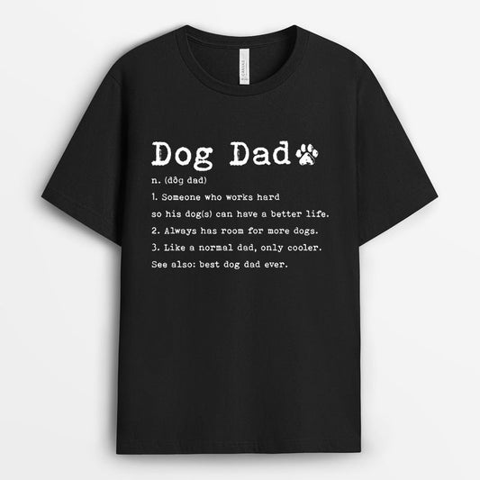 Definition of Dog Dad Tshirt - Dog Lover Gift