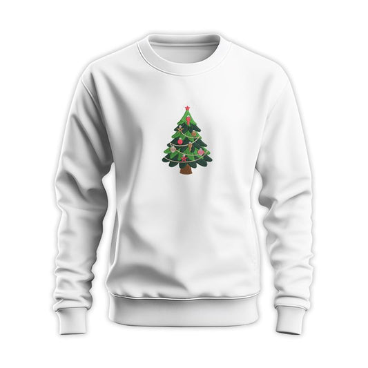 Embroidered Christmas Tree Sweatshirt