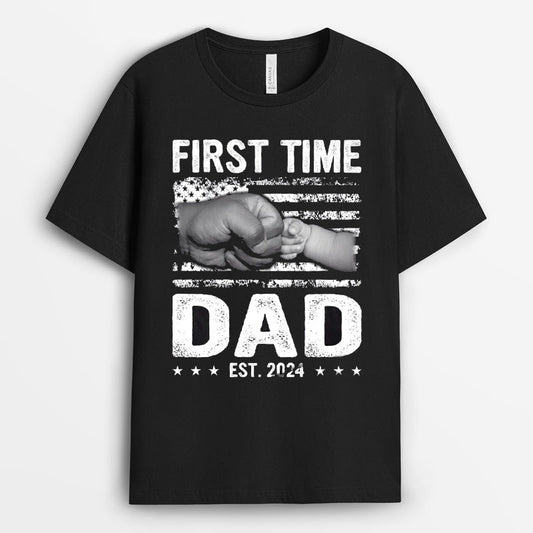 First Time Dad Tshirt - New Dad Gift GEND220424-19