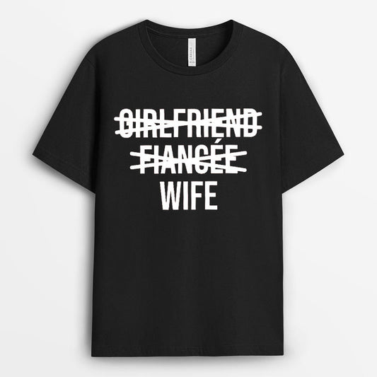 Girlfriend Fiancee Wife Tshirt - Gift for Wife GEFW010424-8
