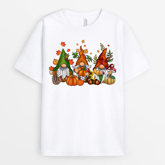 Gnomes Fall Tshirt - Fall Gift GETG110424-21