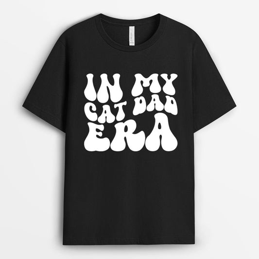 Groovy In My Cat Dad Era Tshirt - Father’s Day Gift GECD280324-15