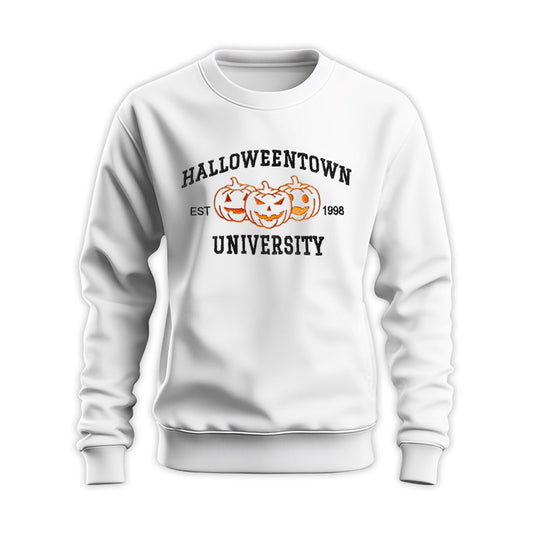 Halloween town University Embroidered Sweatshirt - Halloween Gift GEHLW010424-7
