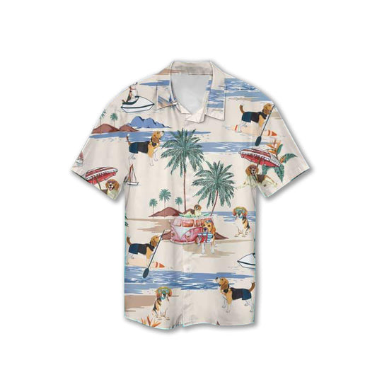 Harrier Summer Beach Hawaiian Shirt - Gift For Dog Lovers GESM230324-13