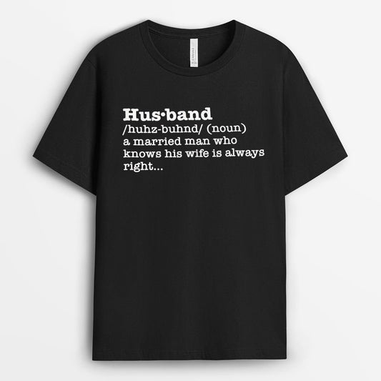 Husband definition Tshirt - Birthday Gift for Him GEFH260324-29