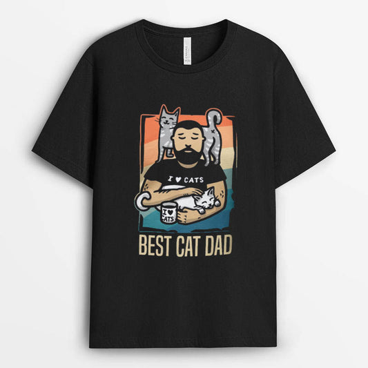 Inner Peace Cat Dad Tshirt