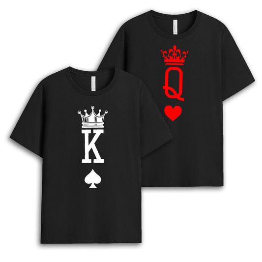 King And Queen Tshirt - Valentines Day Gift GECPM090424-24