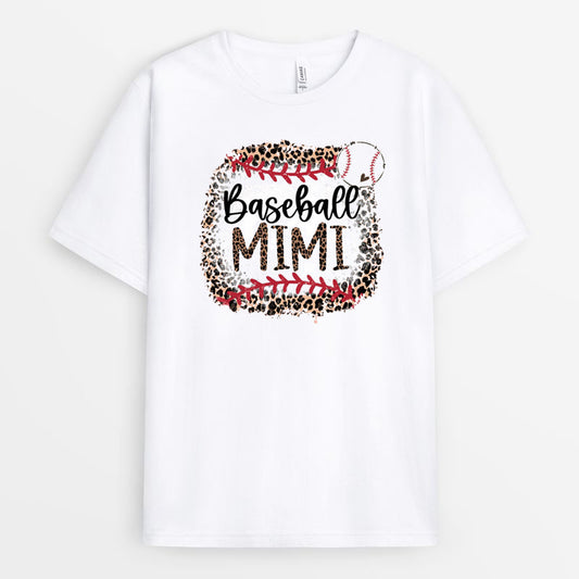 Leopard Baseball Mimi Shirt - Birthday Gift For Grandma GEGGM090424-24