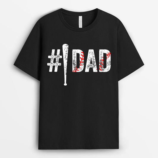 Number One Baseball Dad Tshirt - Gift For Baseball Lovers GEBBD040424-7