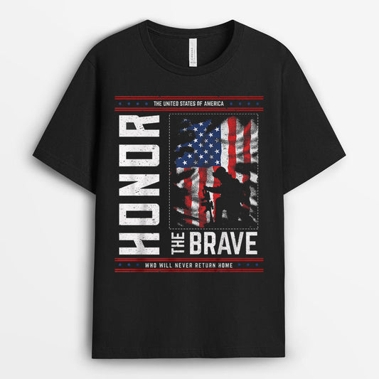 Patriotic Honor The Brave United States Tshirt - Gift For Memorial Day GEMD240424-9