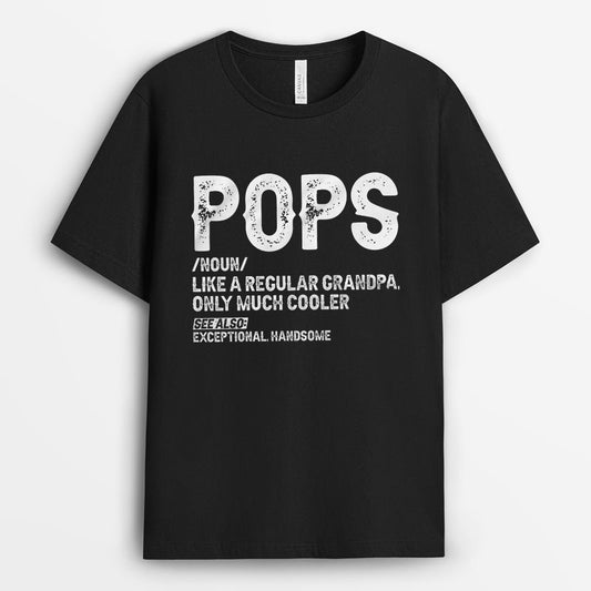 Pops Regular Grandpa Tshirt - Father's Day Gift For Grandfather GEFGF150424-15