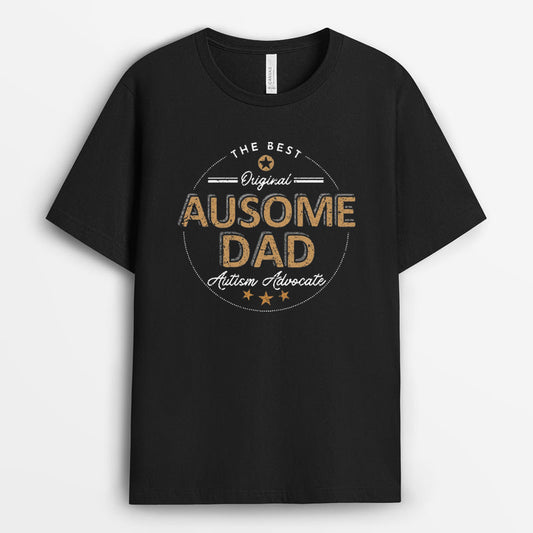 Retro The Best Original Autism (Ausome) Dad (Autism Advocate) Shirt - Gift For Dad GEAD170424-12