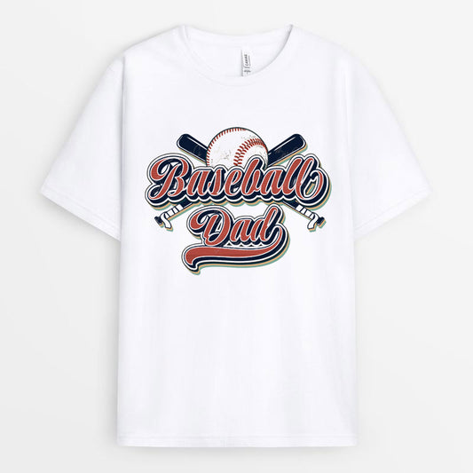 Retro Baseball Dad Tshirt - Gift for Baseball Lovers GEBBD040424-24