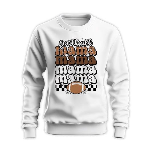Retro Football Mama Sweatshirt - Gift for Football Lovers GEFM050424-24
