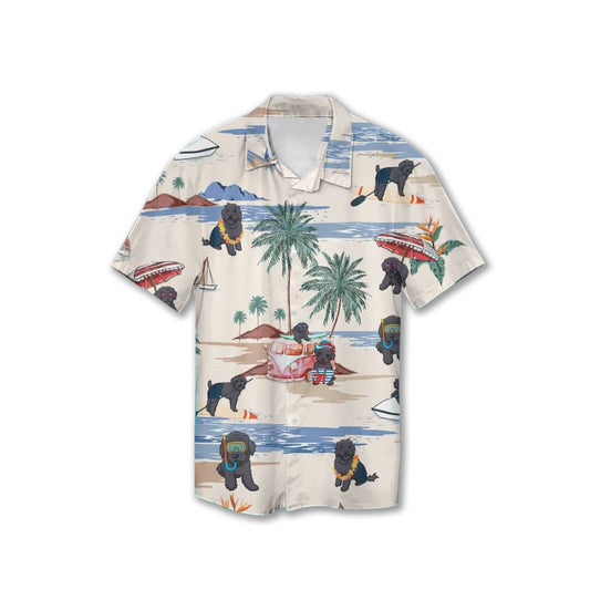 Schnoodle Summer Beach Hawaiian Shirt - Schnoodle Lover Gifts GESM230324-9