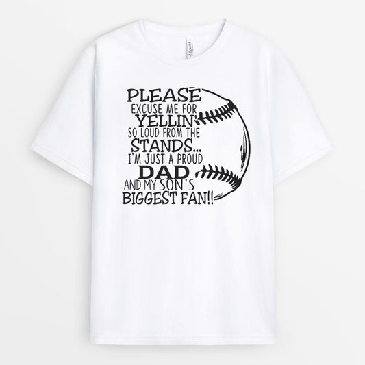 Son's Biggest Fan Tshirt - Gift for Dad GEBBD040424-28