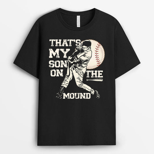 That's My Son On The Mound Tshirt For Baseball Dad - Gift For Dad GEBBD040424-12