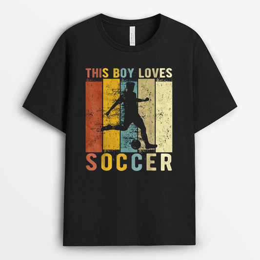 This Boy Loves Soccer Boys Soccer Tshirt - Gift for Soccer Lovers GEFS220324-30