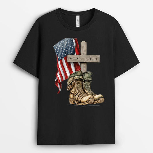 USA Boots Graphic Tshirt - Gifts on Independence Day GEMD240424-20