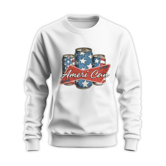 Ameri Can Independence Day Sweatshirt - Gift for Holiday 