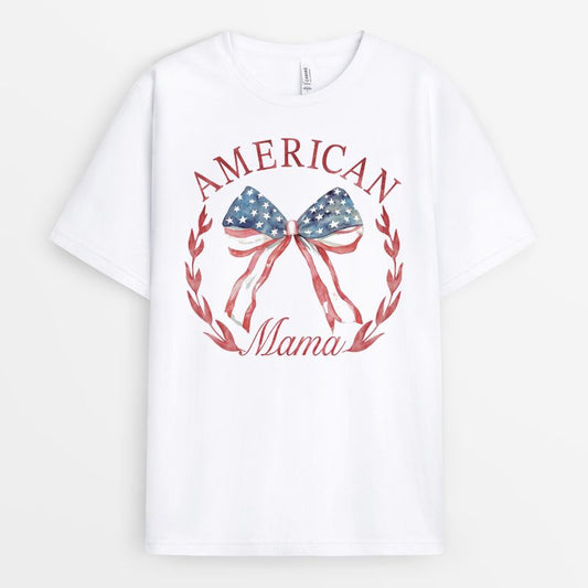 American Mama Coquette Tshirt - Gift for American Mama