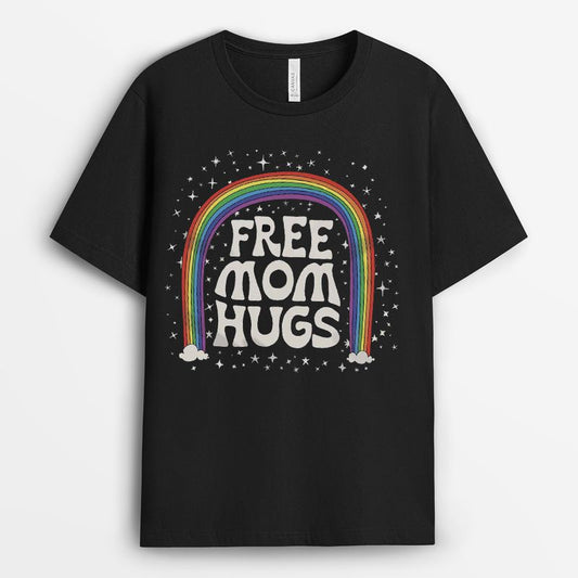 Bling Free Mom Hugs Tshirt - Equality Gifts