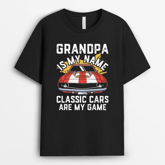 Classic Cars Grandpa Tshirt - Funny Grandpa Gift