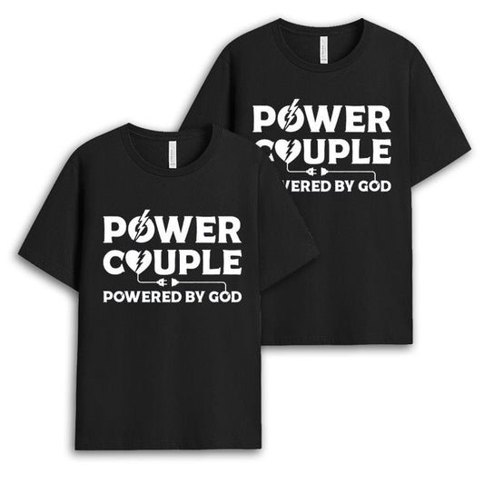Classic Power Couple Matching Shirt Set - Couples Gift 