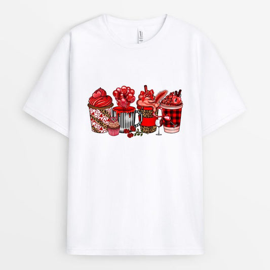 Coffee Drink Valentines Day Tshirt - Gift For Coffee Lovers