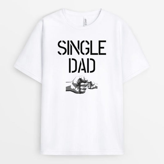 Father & Son's Fist Bumps Single Dad Shirt - Gift For Single Father