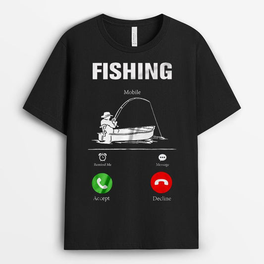 Fishing Is Calling Tshirt - Fathers Day Gift Ideas