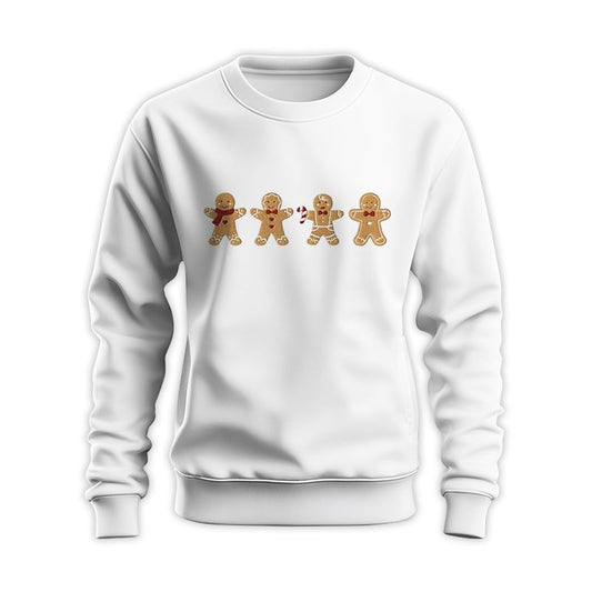 Embroidered Gingerbread Cookies Sweatshirt