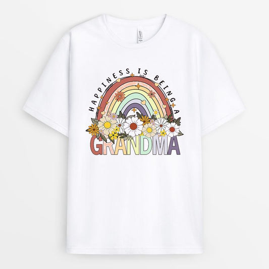 Happiness Is Being Grandma Tshirt - Mother's Day Gift