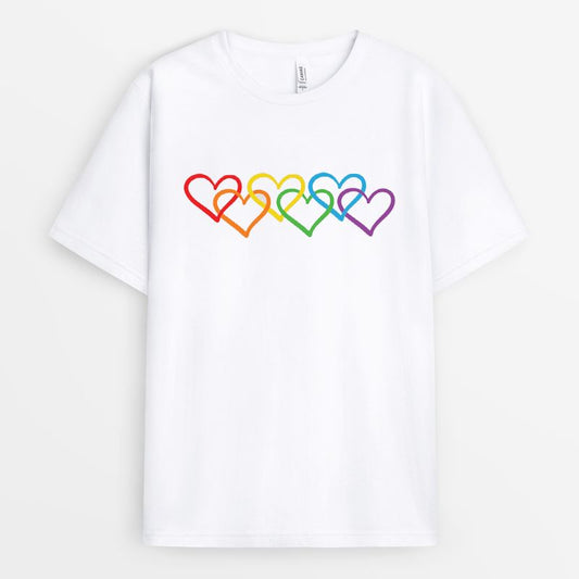 Love is Love Pride Rainbow Heart Shirt - Gift For LGBTQ+ 