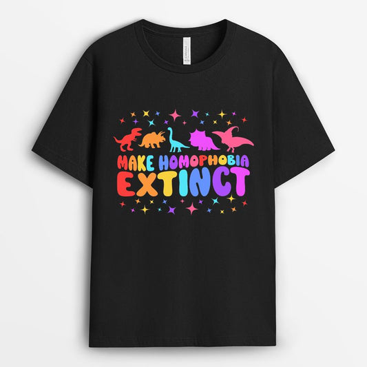 Make Homophobia Extinct Tshirt - LGBTQ Gifts
