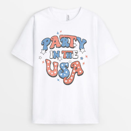Party in the USA Tshirt - USA Comfort Colors Gift