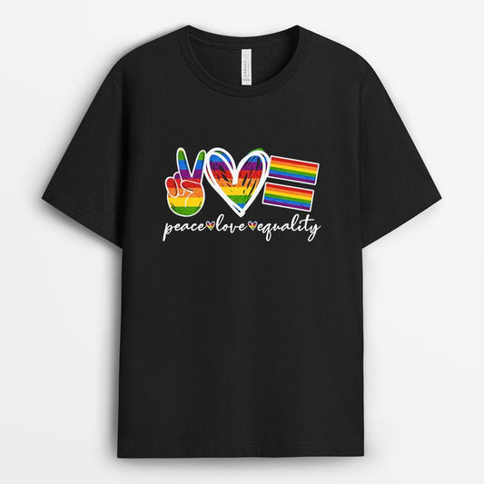 Peace Love Equality Tshirt - Pride Month Gift 