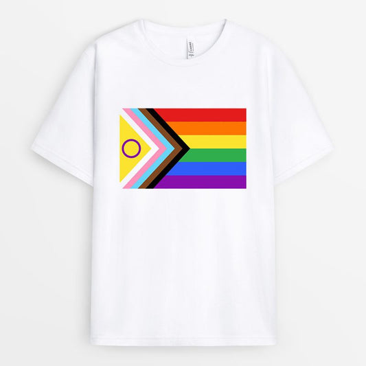 Progress Intersex Rainbow Pride Flag Shirt - Gift for Pride Month