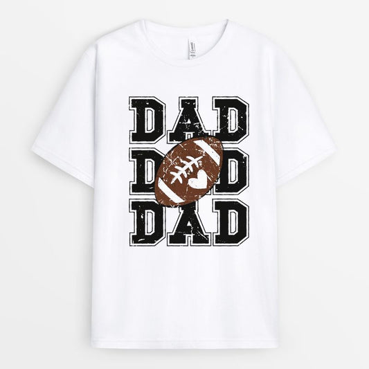 Retro College Football Dad Tshirt - Gift For Sports Dad